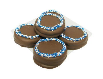 Chanukah Oreos in Round Box