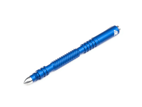 Investigator Pen- Aluminum - Spiral Flute - Matte Blue Investigator Pen- Aluminum - Spiral Flute - Matte Blue