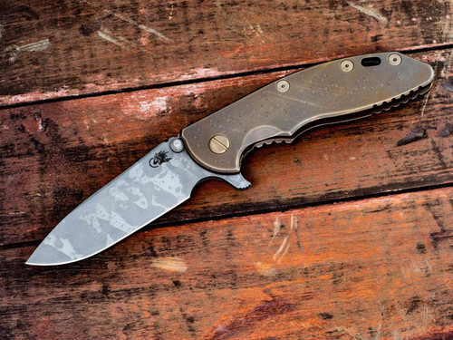XM-18 3.5"-Slicer-Battle Field Pickup-BPU292-Titanium Handle-Scale Side