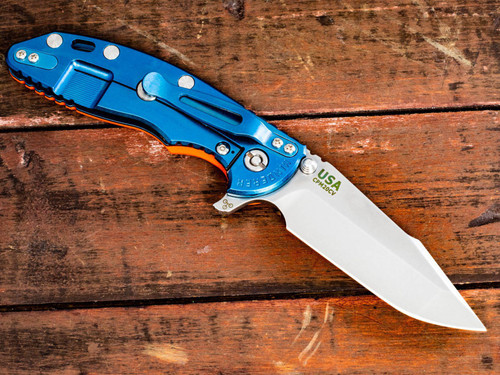 XM-18 3.5" Skinny Harpoon Spanto-Stonewash Blue-G10