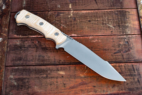 FieldTac-Harpoon Spearpoint-Working Finish-Natural Micarta