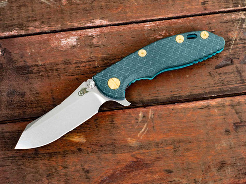 XM-18 3" Skinner-Containment Series-Stonewash-Battle Green-Dark Green G10