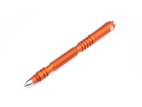 Investigator Pen- Aluminum - Spiral Flute - Matte Orange Investigator Pen- Aluminum - Spiral Flute - Matte Orange