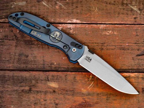 FireTac Spanto-Containment Series-Battle Blue-Blue/Black G10