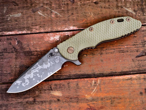 XM-18 3.5" Spearpoint-S45VN-Battle Field Pickup-BPU493-OD Green G10