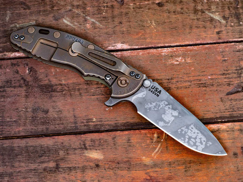 XM-18 3.5" Spearpoint-S45VN-Battle Field Pickup-BPU493-OD Green G10