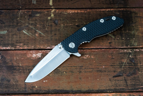 Rick Hinderer Custom XM-18 3" Spanto-Stonewash-Black G10