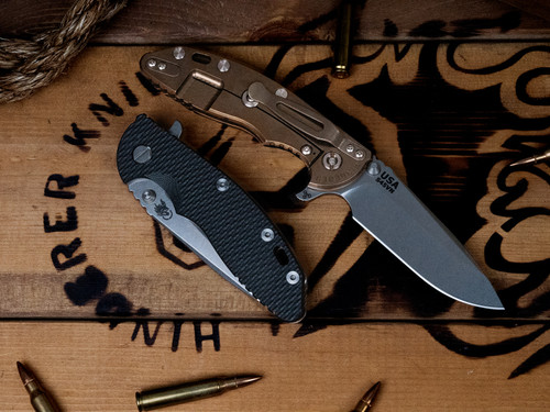 XM-18 3.5" Spearpoint-S45VN-Stonewash Bronze-G10