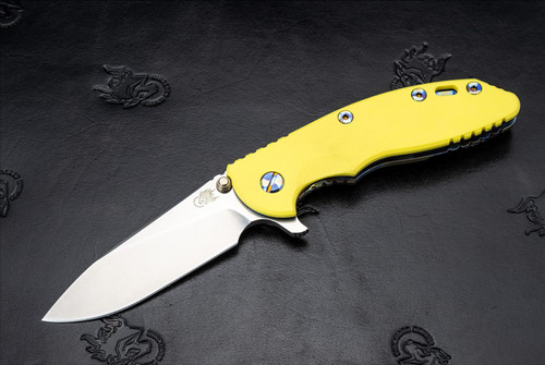 XM-18 3.5" Slicer-S45VN-Stonewash-Painted CS-23-Smooth Yellow G10