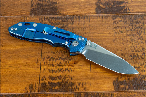 XM-18 3.5" Non Flipper Slicer-S45VN-Stonewash Blue