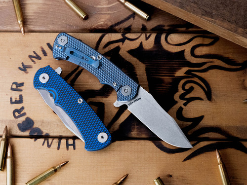 Project X-Clip Point-S45VN-Stonewash Blue-G10