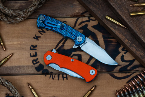 Project X-Clip Point-S45VN-Stonewash Blue