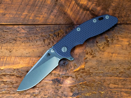 XM-18 3.5" Skinny Slicer-Flat Ground-Magnacut-SW Blade Textured LS Battle Purple-Purple G10-WF SS Hardware