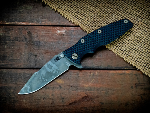 Eklipse-S45VN-Harpoon Spanto-BPU923-Textured Lockside-Black G10