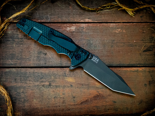 Eklipse-Tanto-S45VN-Matte DLC-Copper-Black Nitride/Copper Standoffs