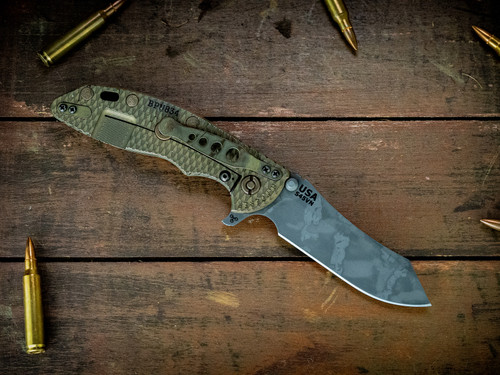 XM-18 3.5-Skinner-S45VN-BPU834-Full Textured Titanium