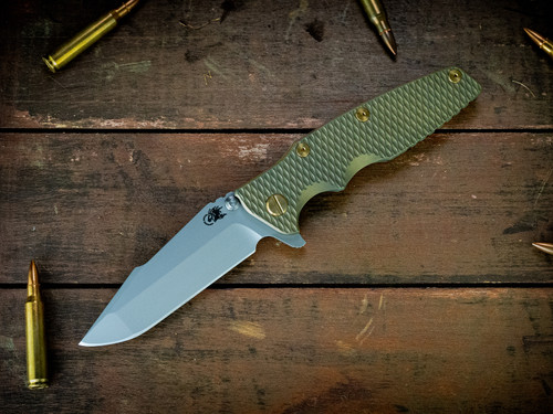 Eklipse-S45VN-Harpoon Spanto-Bead Blast Gold-Full Textured Titanium-Brass Hardware