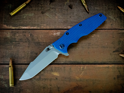 Eklipse-S45VN-Harpoon Spanto-Bead Blast Blue-Blue G10-Blue Ti Hardware