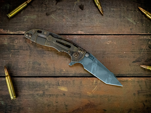 XM-18 3" Harpoon Tanto-S45VN-BPU955-Black G10