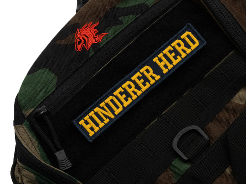 Hinderer Herd 6x1 Velcro Patch - Navy Backing Hinderer Herd 6x1 Velcro Patch - Navy Backing