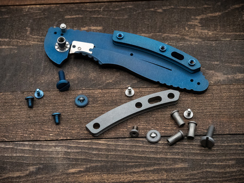 CAT-XM-18 3.5" Backspacer Hardware Kit-Titanium-Working/Battle Finish