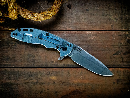 Assembly Special-XM-18 3.5" Spanto-20CV-Full Titanium-Stonewash Blue-Black Nitride Hardware-Lockside