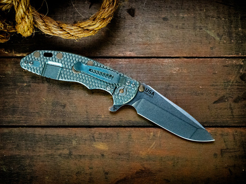 Assembly Special-XM-18 3.5" Spanto-20CV-Full Textured Titanium-Stonewash Light Blue-Bead Blast Bronze Hardware-Lockside