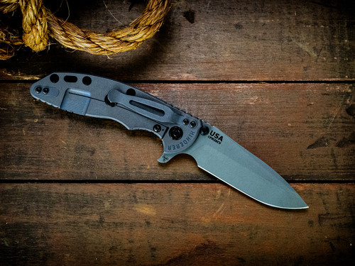 Assembly Special-XM-18 3.5" Spanto-20CV-Full Titanium-Working Finish Dark Blue-Black Nitride Hardware-Lockside