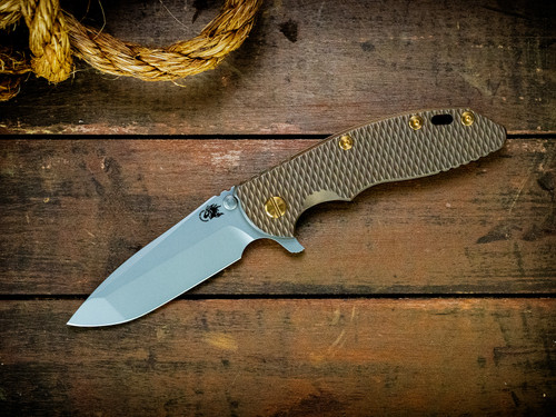 Assembly Special-XM-18 3.5" Spanto-20CV-Full Titanium-Bead Blast Bronze-Brass Hardware/Aluminum Standoffs-Scale Side
