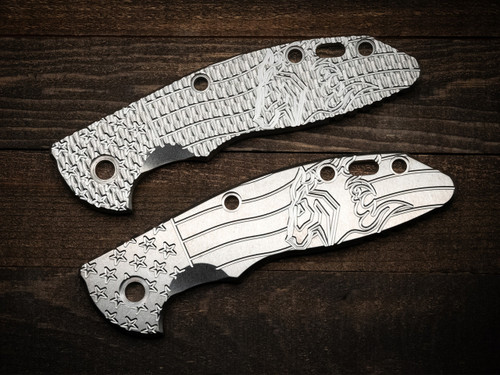 CAT-XM-18 3.5" Skinny Titanium Scale-Stonewash-Stars and Stripes
