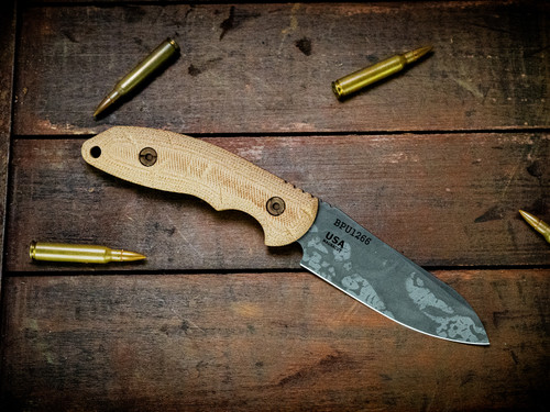 The Emmett-Magnacut-BPU1266-Natural Micarta-Lockside