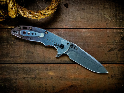 Assembly Special-XM-18 3.5" Spanto-20CV-Special Finish-Purple G10-Black Nitride Hardware/ Handle Nuts-Lockside