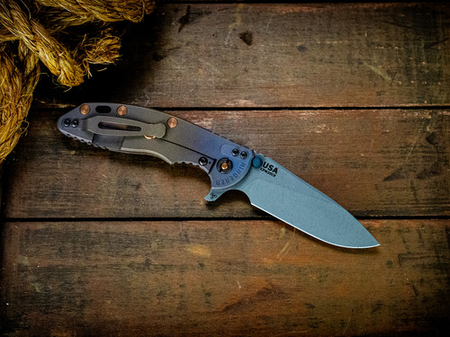 Assembly Special-XM-18 3.5"-20CV-Slicer-Hollow Ground-Special Battle Anodized-Cocobolo-Copper Hardware-Lockside