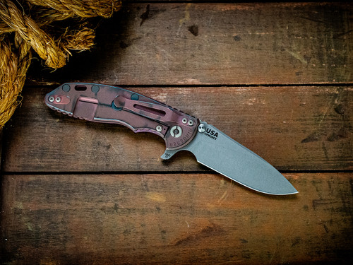 Assembly Special-XM-18 3.5"-20CV-Slicer-Hollow Ground-Special Battle Anodized-Pink/Black G10-Battle Purple Hardware-Lockside