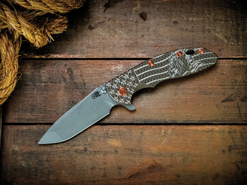 Assembly Special-XM-18 3.5"-20CV-Spanto-Full Titanium Battle Bronze-Stars and Stripes-Copper Hardware-Scale Side