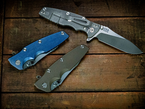 CAT-Eklipse-S45VN-Slicer Hollow Ground-Two Tone Blade-Full Titanium Various Finish
