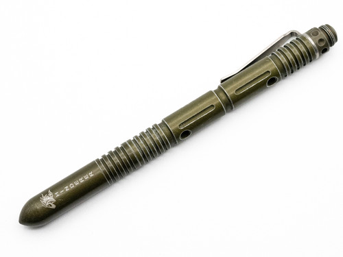 Extreme Duty Modular Kubaton Pen-Long Body-Aluminum Battle OD Green