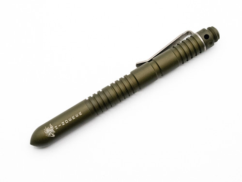 Extreme Duty Modular Kubaton Pen-Short Body-Aluminum Matte OD Green