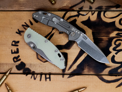 CAT-XM-18 3.25" Spanto Non-Flipper-Magnacut-Working Finish-Stonewash Blade-G10