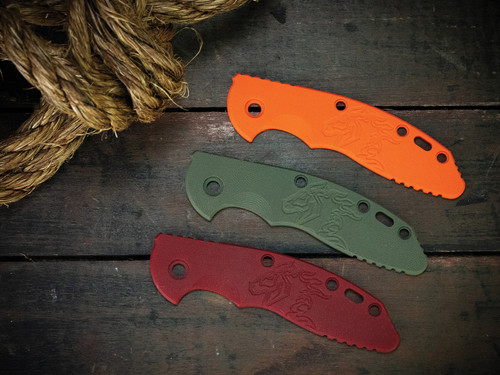 XM-18 3.5" - Scale -Milled Horsehead-Smooth - G10