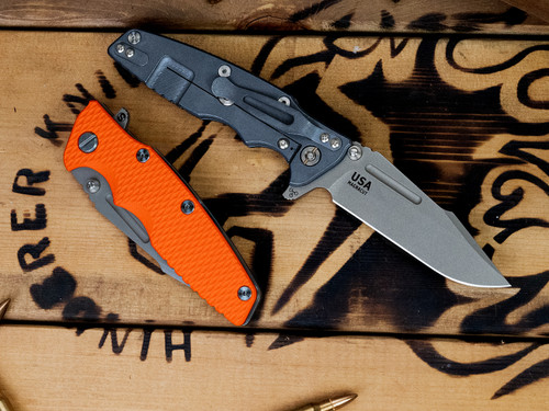 Eklipse 3.5" Skinny Fullered Harpoon Spearpoint-Magnacut-Battle Blue-G10