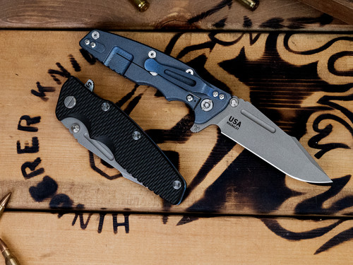 Eklipse 3.5" Skinny Fullered Harpoon Spanto-Magnacut-Battle Blue-G10