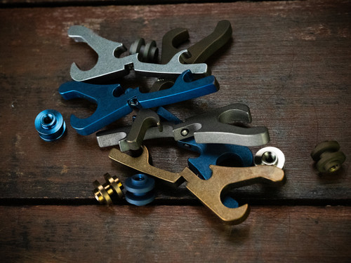 3.5" XM-18 Titanium Bottle Opener Backspacer - Full Kit
