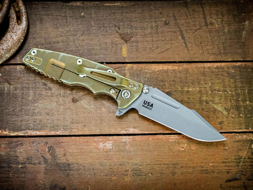 Eklipse 3.5" Skinny Fullered Harpoon Spanto-Magnacut-Special Battle FInish-FDE G10-Titanium Hardware-Lockside