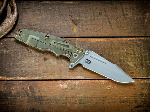 Eklipse 3.5" Skinny Fullered Harpoon Spanto-Magnacut-Special Battle Finish-Coyote G10-Titanium Hardware-Lockside
