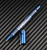 Investigator Pen-Flames-Titanium Stonewash Blue