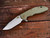 XM-18 3.5"-Skinny Harpoon Spanto-Containment Series-Stonewash-Battle Green/Silver-OD Green G10