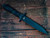 Rick Hinderer Knives "EK" Dagger-Hollow Ground-01 Tool Steel-Black Micarta