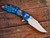 XM-24 Bowie-Containment Series-Stonewash-Blue-Blue Marble Carbon Fiber