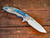 XM-18 3.5" Spanto-Stonewash-Blue Titanium Hardware-Blue G10-Reserve Line